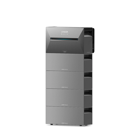Anker SOLIX Solarbank 3 E2700 Pro mit 4 Erweiterungsmodulen – erhältlich bei SH24. Skalierbarer Energiespeicher für hohe Anforderungen.