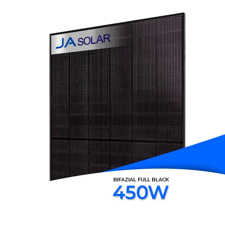 Ja Solar 450W Bifazial Glas-Glas Full Black JAM54D41-LB