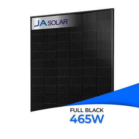 Produktbild - JA Solar 465W Full Black Glas-Glas Solarmodul JAM54D41-465/LR (Staffelpreis)