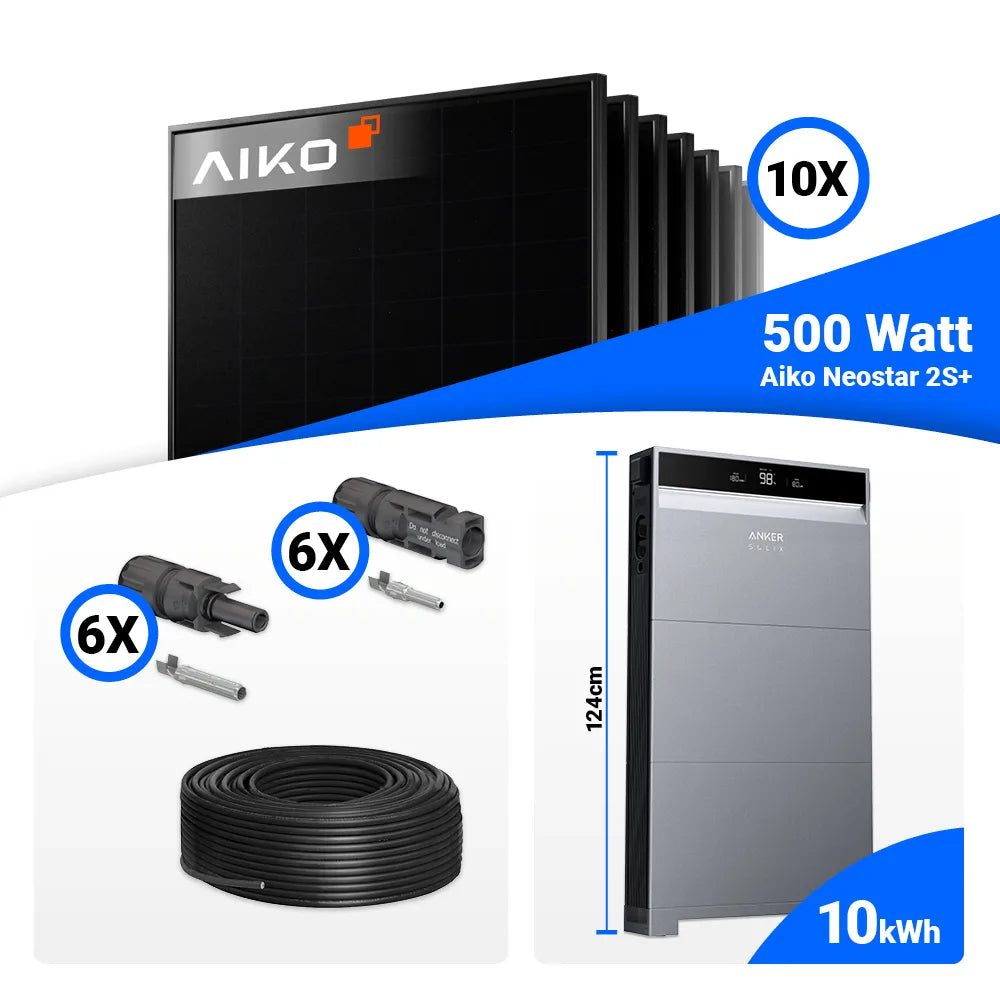 PV Komplettset 5 kWp mit Anker X1-H5K-T und Speicheroption kaufen